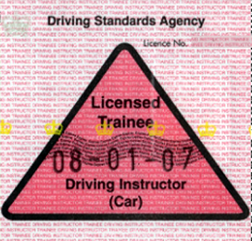ADI Trainee ADI pink badge